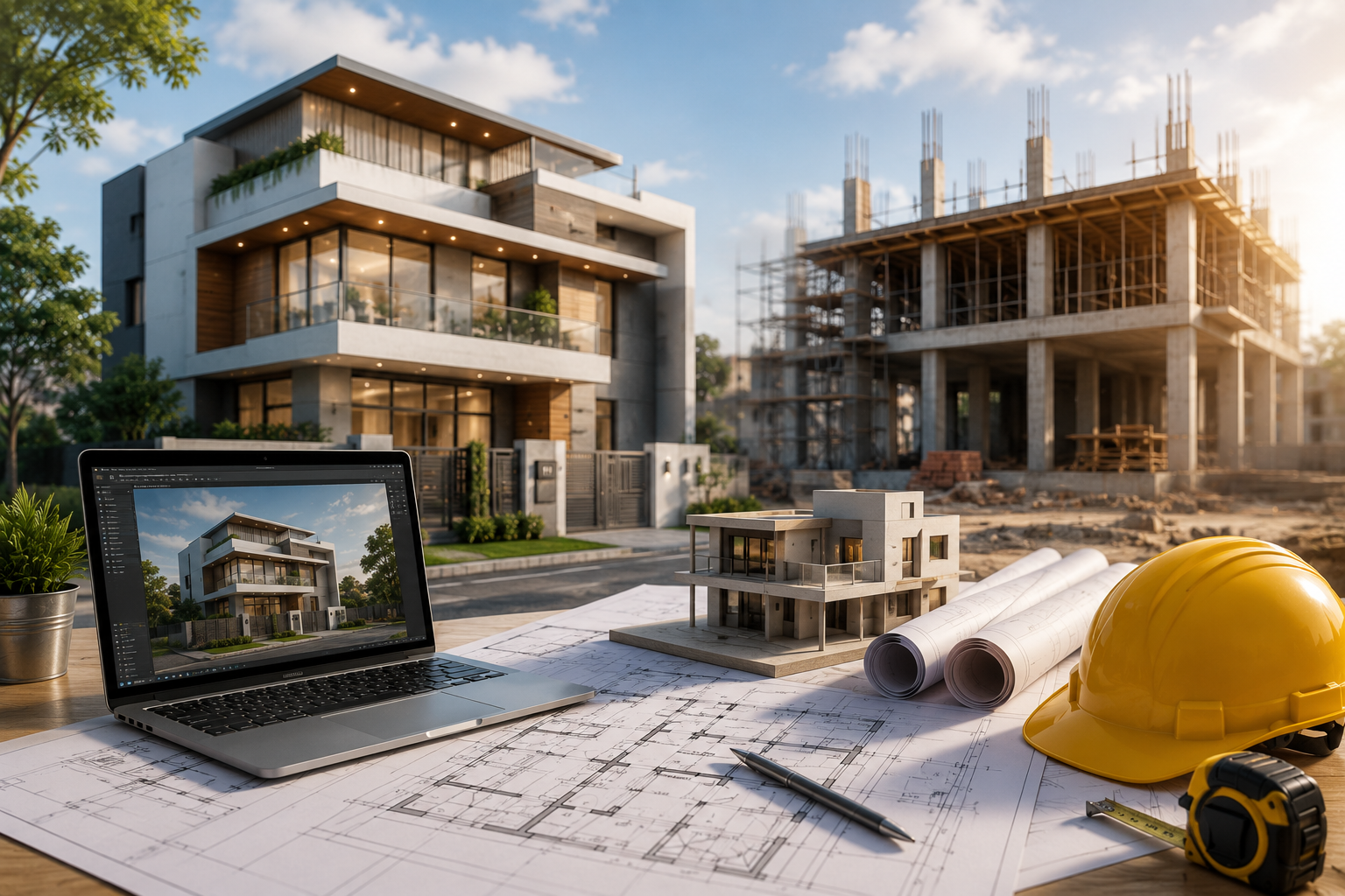 Architectural drawing under review for a Namma Orion project