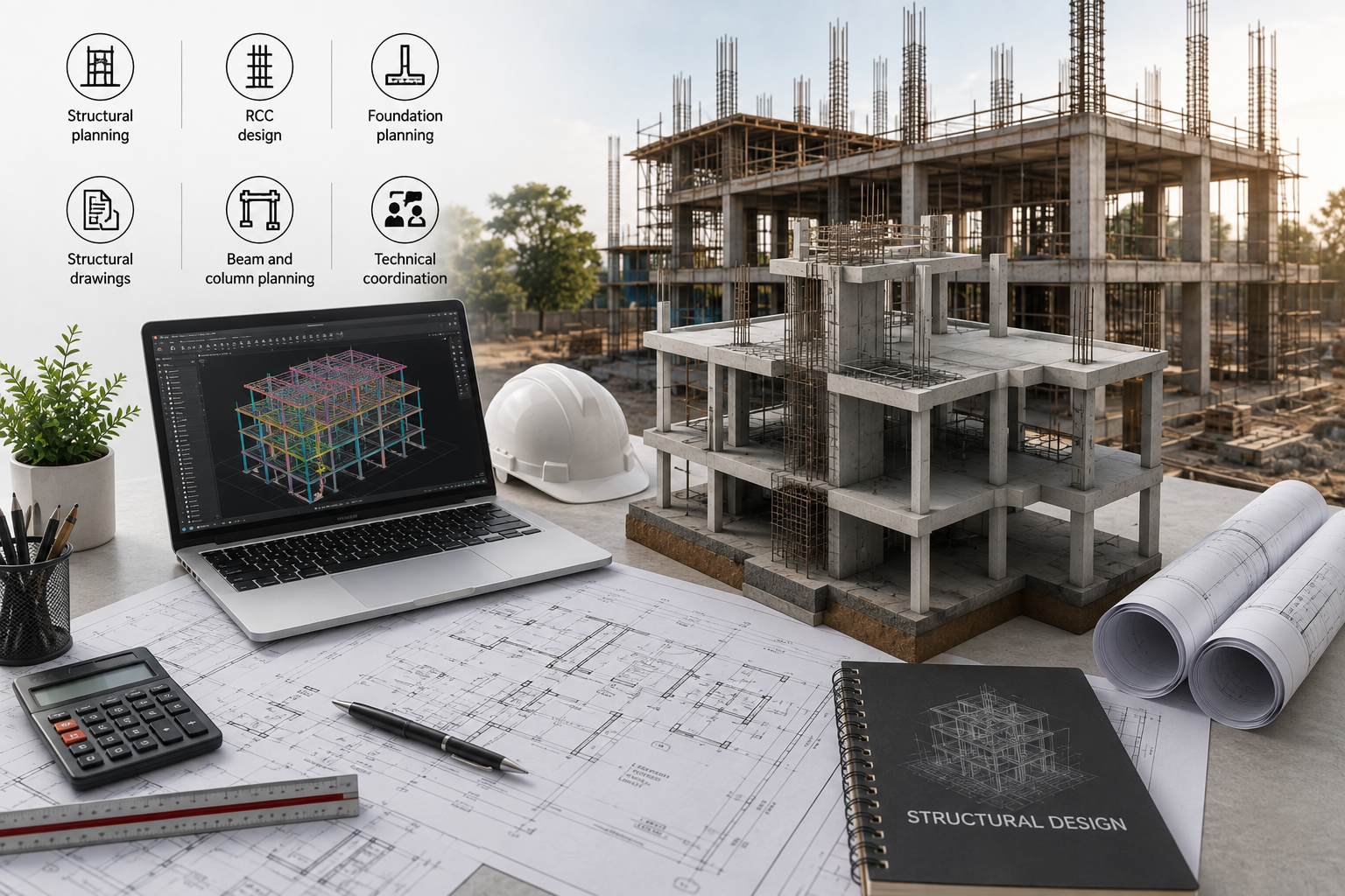 Construction stage of a Namma Orion residence